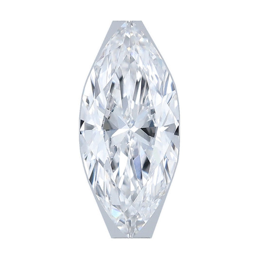 1.00 ct marquise lab-grown diamond, D color, VVS2 clarity, IGI certified, still from its 360° video