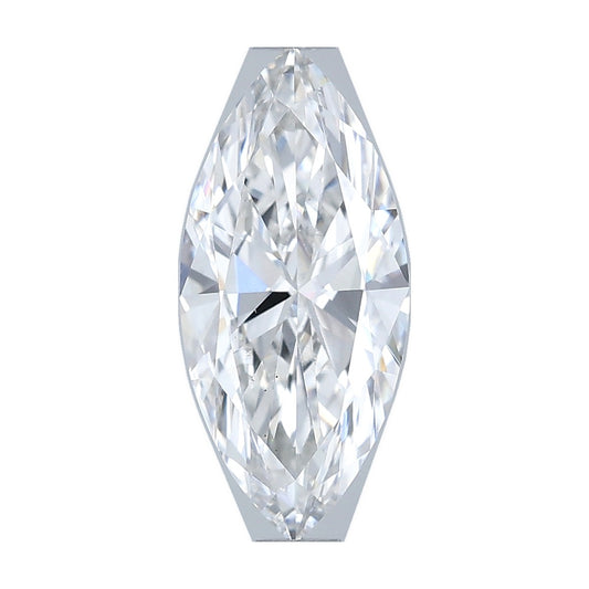 1.00 ct marquise lab-grown diamond, F color, VS1 clarity, IGI certified, still from its 360° video