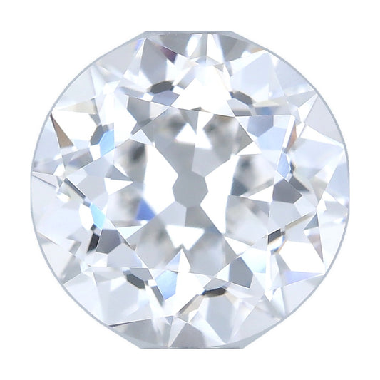 1.00 ct old european round lab-grown diamond, E color, VVS2 clarity, IGI certified, still from its 360° video