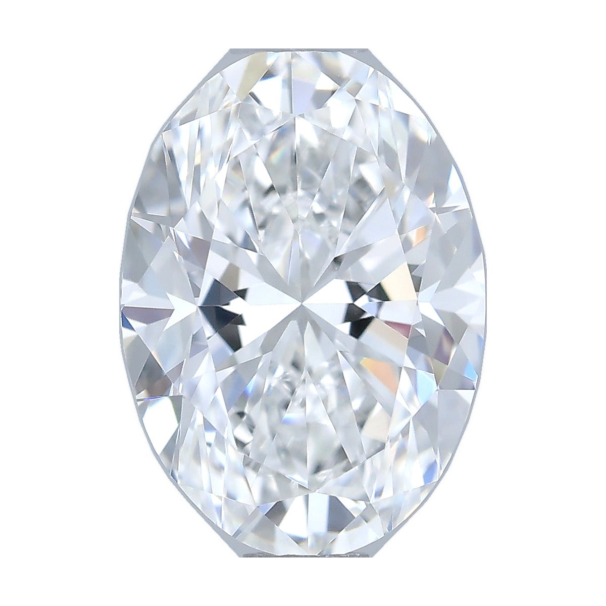 1.00 ct oval lab-grown diamond, D color, VS1 clarity, IGI certified, still from its 360° video