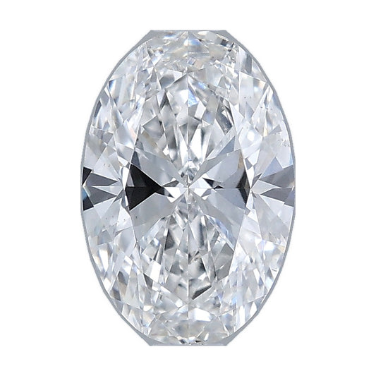 1.00 ct oval lab-grown diamond, E color, VS1 clarity, IGI certified, still from its 360° video