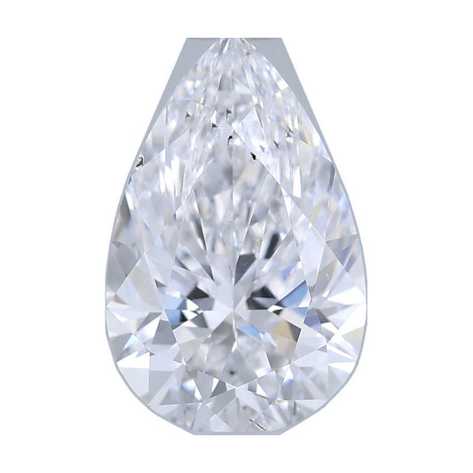 1.00 ct pear lab-grown diamond, D color, SI1 clarity, IGI certified, still from its 360° video