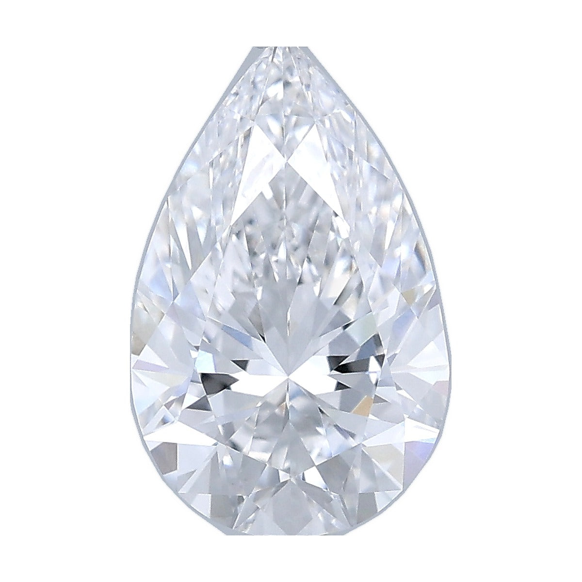 1.00 ct pear lab-grown diamond, D color, VS1 clarity, GIA certified, still from its 360° video