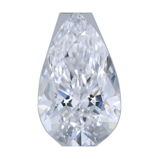 1.00 ct pear lab-grown diamond, D color, VS2 clarity, IGI certified, still from its 360° video