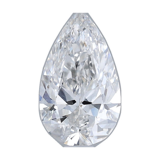 1.00 ct pear lab-grown diamond, F color, VS1 clarity, IGI certified, still from its 360° video