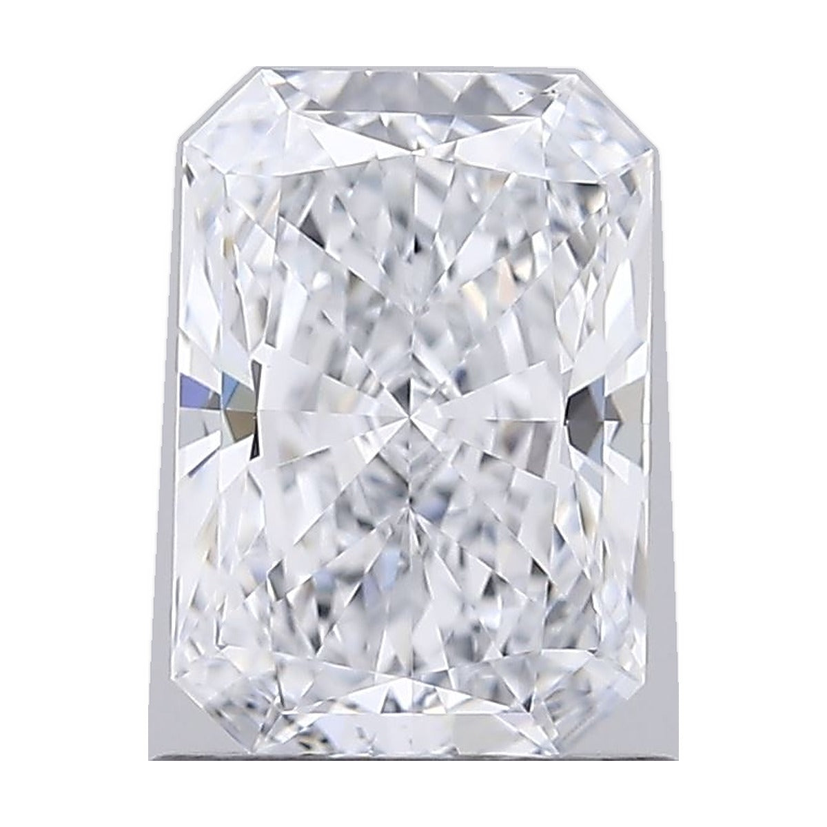 1.00 ct radiant lab-grown diamond, D color, VS1 clarity, IGI certified, still from its 360° video