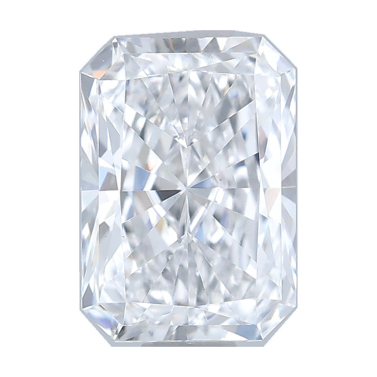 1.00 ct radiant lab-grown diamond, D color, VS1 clarity, IGI certified, still from its 360° video