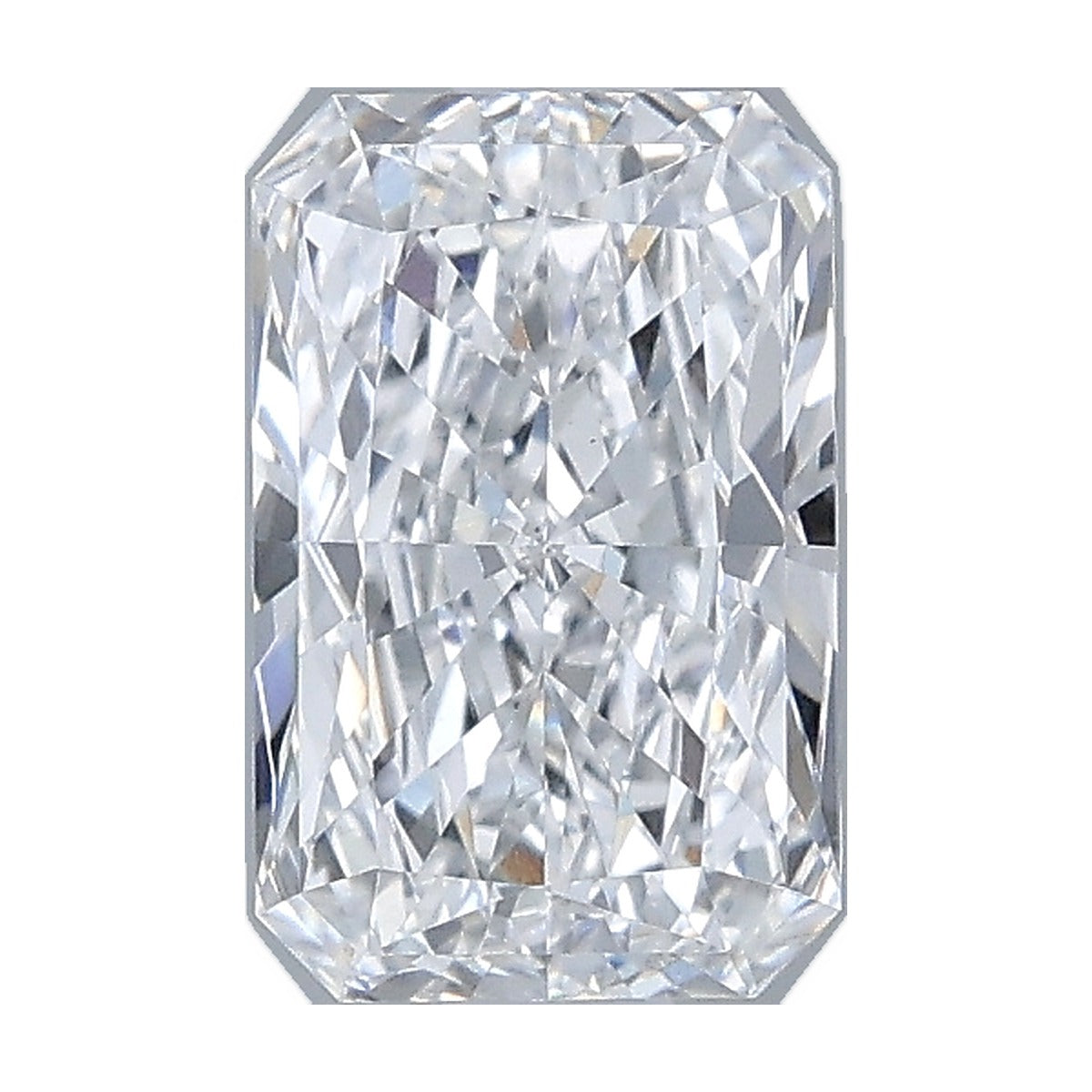 1.00 ct radiant lab-grown diamond, D color, VS1 clarity, IGI certified, still from its 360° video