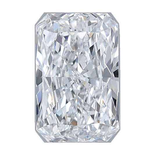1.00 ct radiant lab-grown diamond, D color, VS1 clarity, IGI certified, still from its 360° video