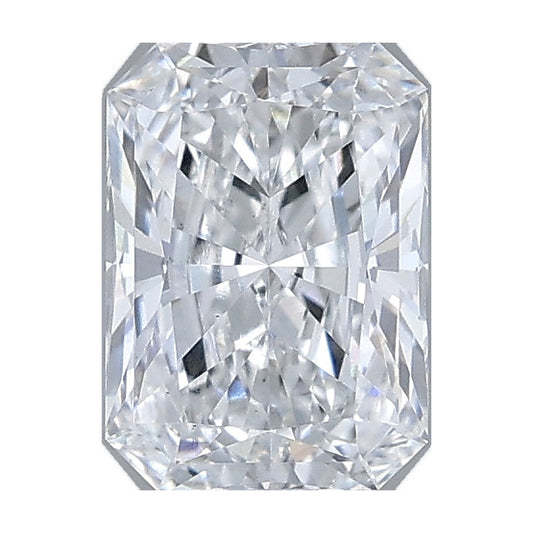 1.00 ct radiant lab-grown diamond, D color, VS1 clarity, IGI certified, still from its 360° video