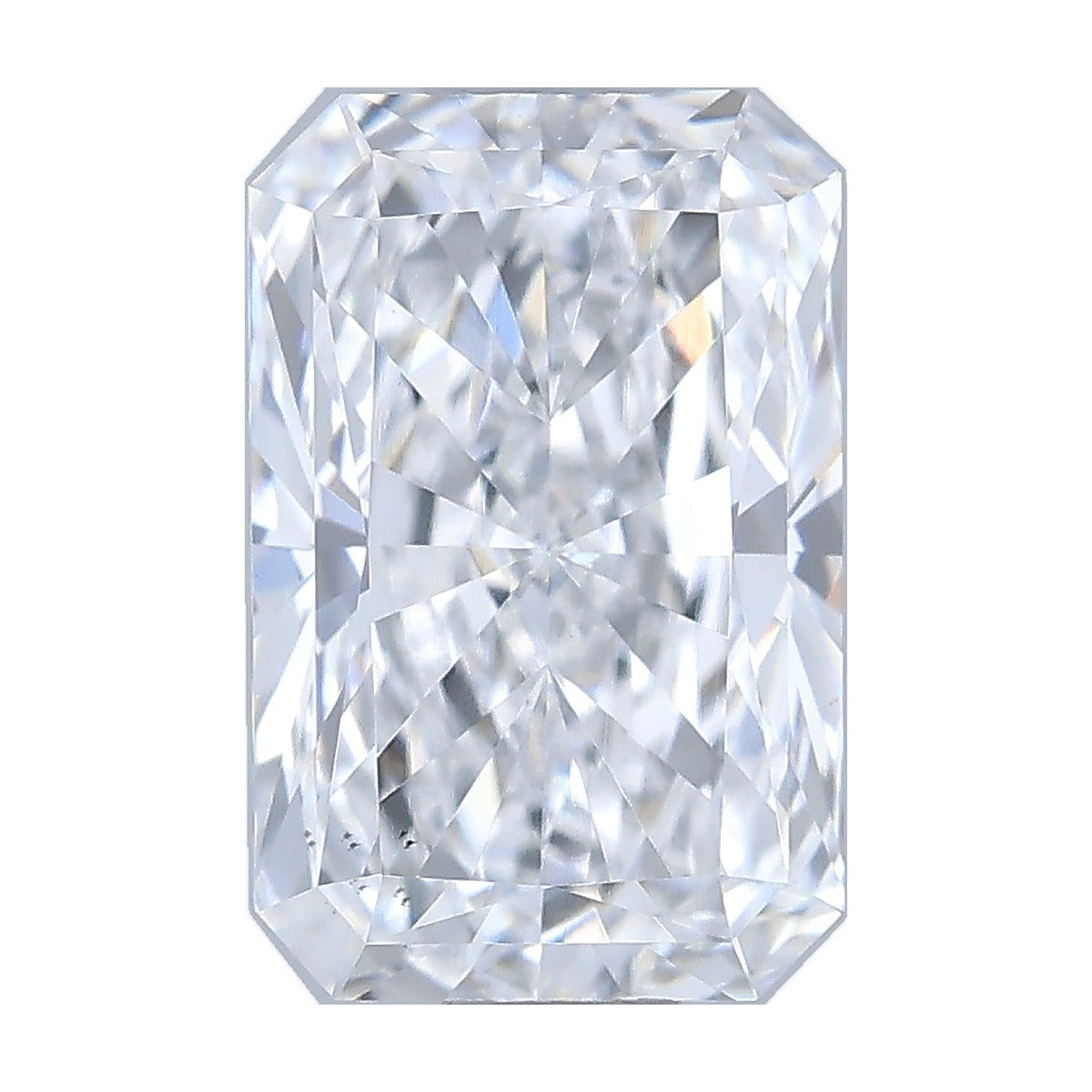 1.00 ct radiant lab-grown diamond, D color, VS2 clarity, IGI certified, still from its 360° video