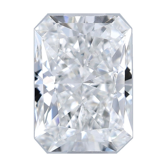 1.00 ct radiant lab-grown diamond, E color, VS1 clarity, IGI certified, still from its 360° video