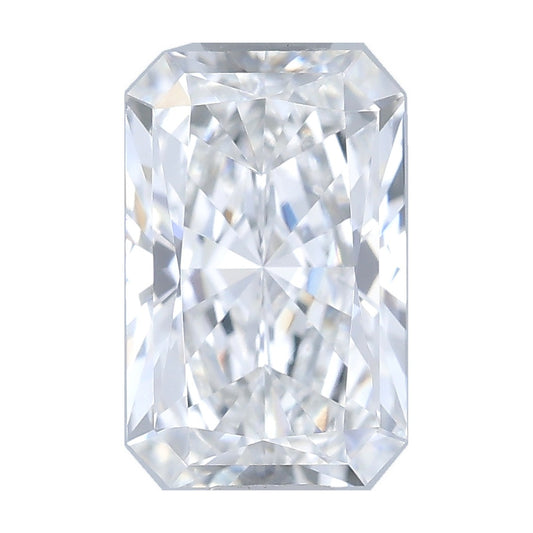 1.00 ct radiant lab-grown diamond, E color, VS2 clarity, IGI certified, still from its 360° video