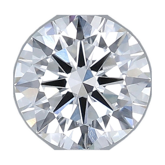 1.00 ct round lab-grown diamond, E color, VVS2 clarity, IGI certified, still from its 360° video