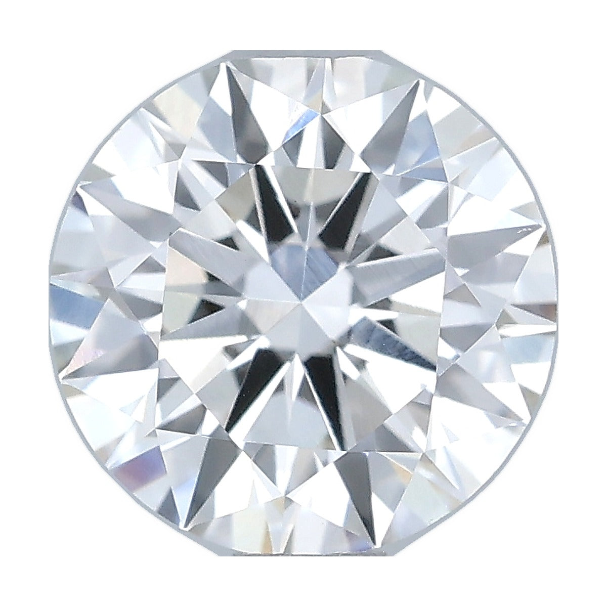 1.00 ct round lab-grown diamond, G color, VVS2 clarity, IGI certified, still from its 360° video