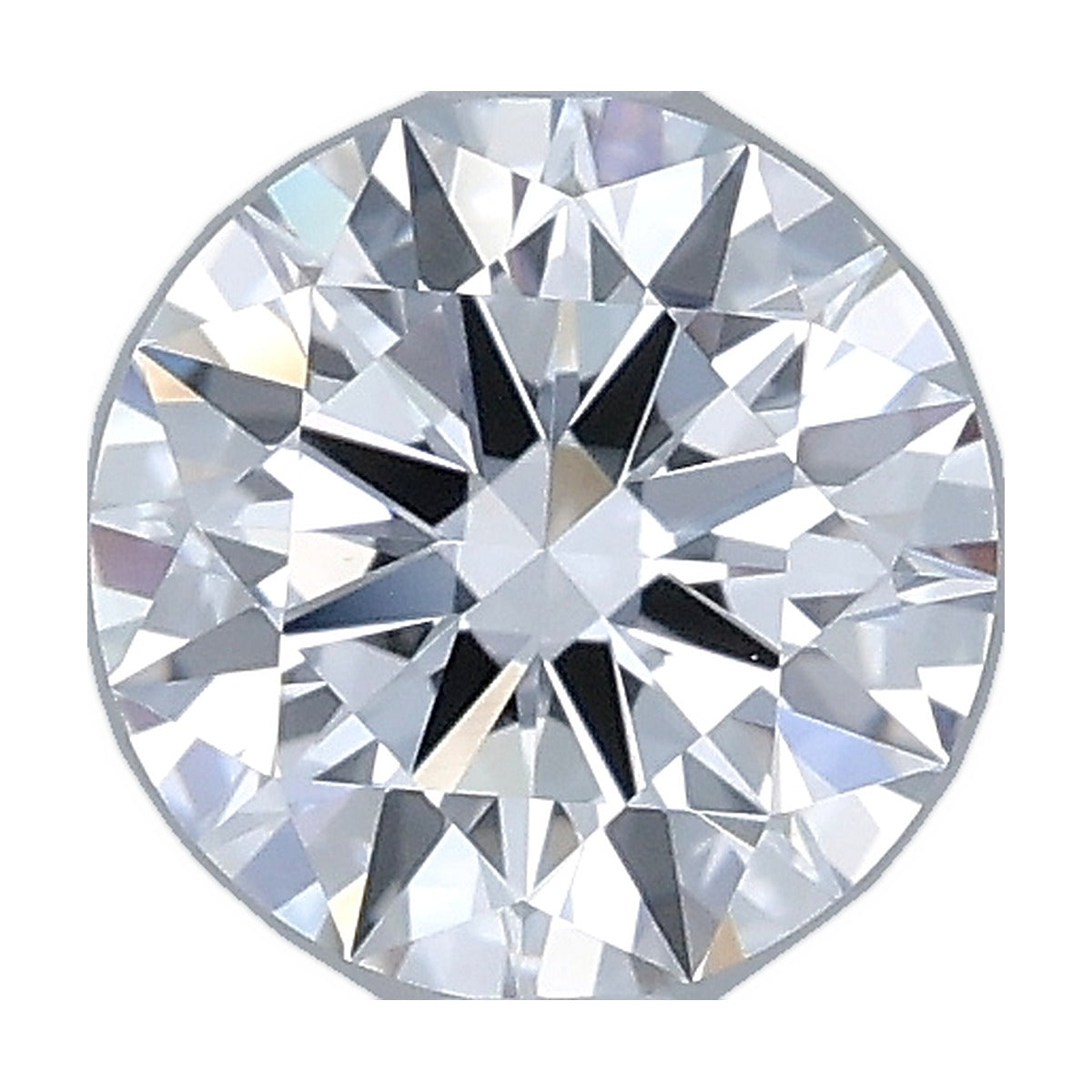 1.00 ct round lab-grown diamond, G color, VVS2 clarity, IGI certified, still from its 360° video
