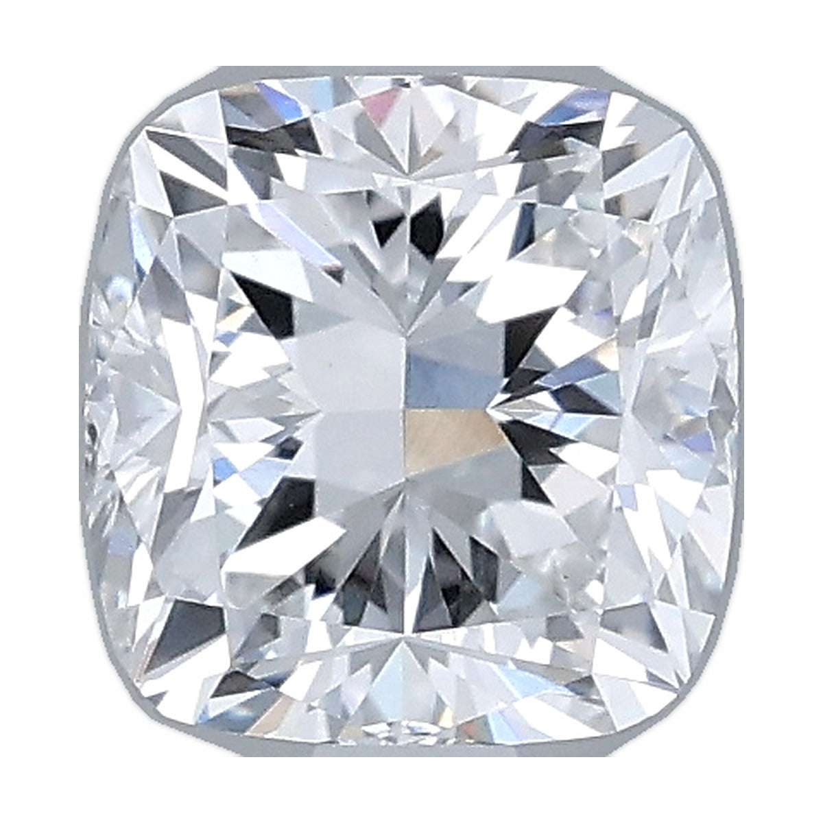 1.01 ct cushion lab-grown diamond, D color, VVS2 clarity, IGI certified, still from its 360° video