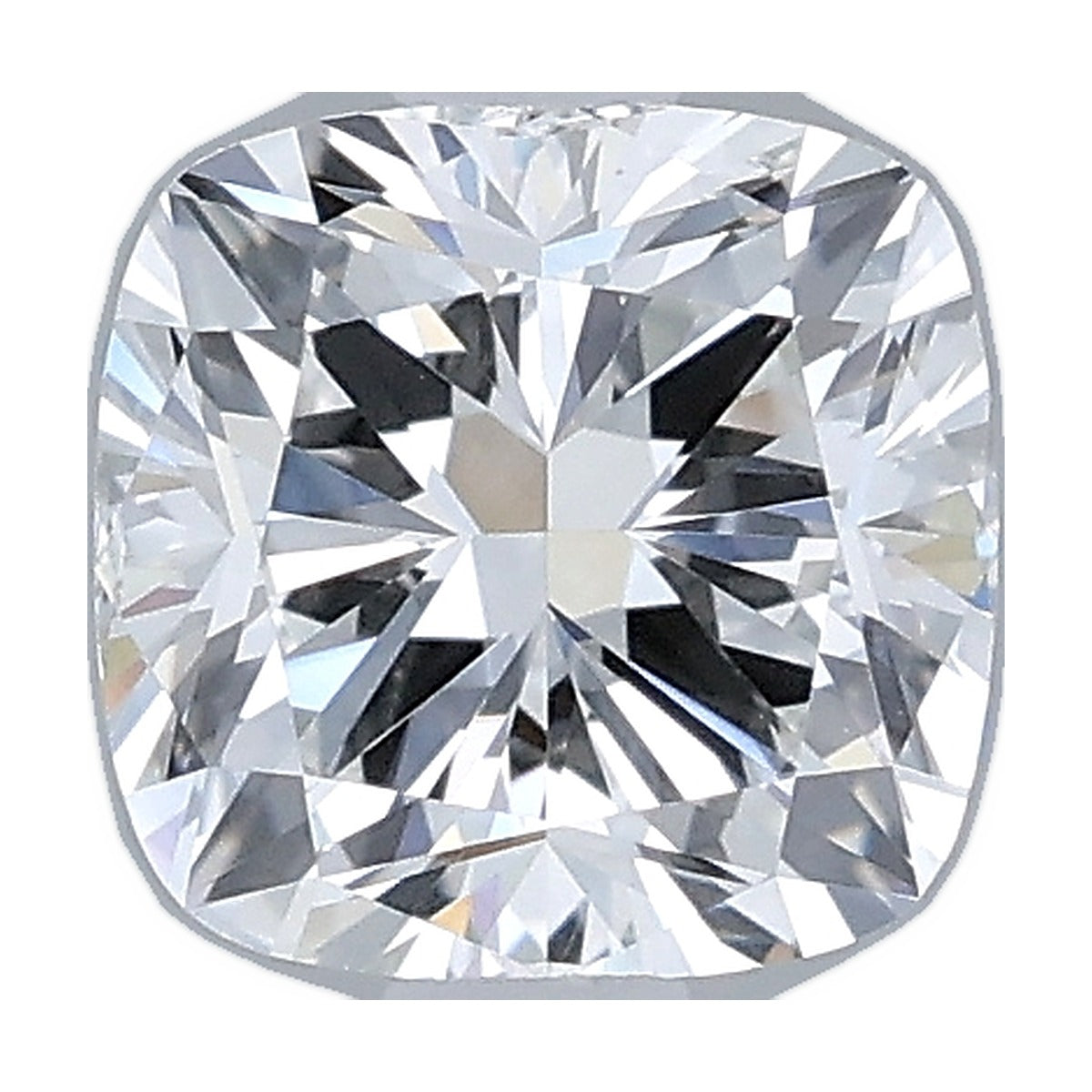 1.01 ct cushion lab-grown diamond, E color, VS1 clarity, IGI certified, still from its 360° video