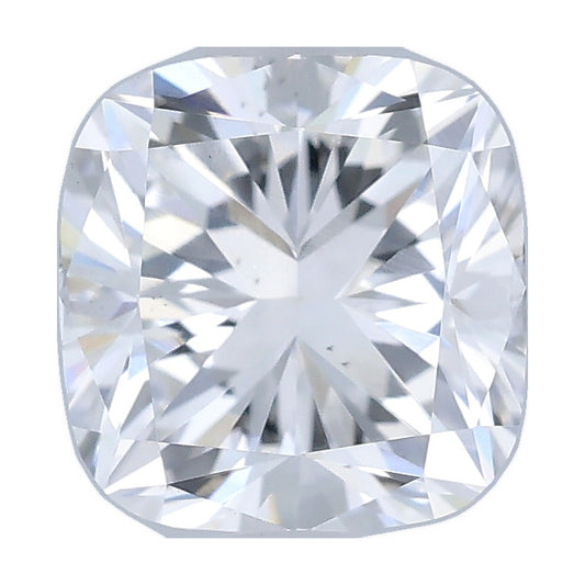 1.01 ct cushion lab-grown diamond, E color, VS2 clarity, IGI certified, still from its 360° video