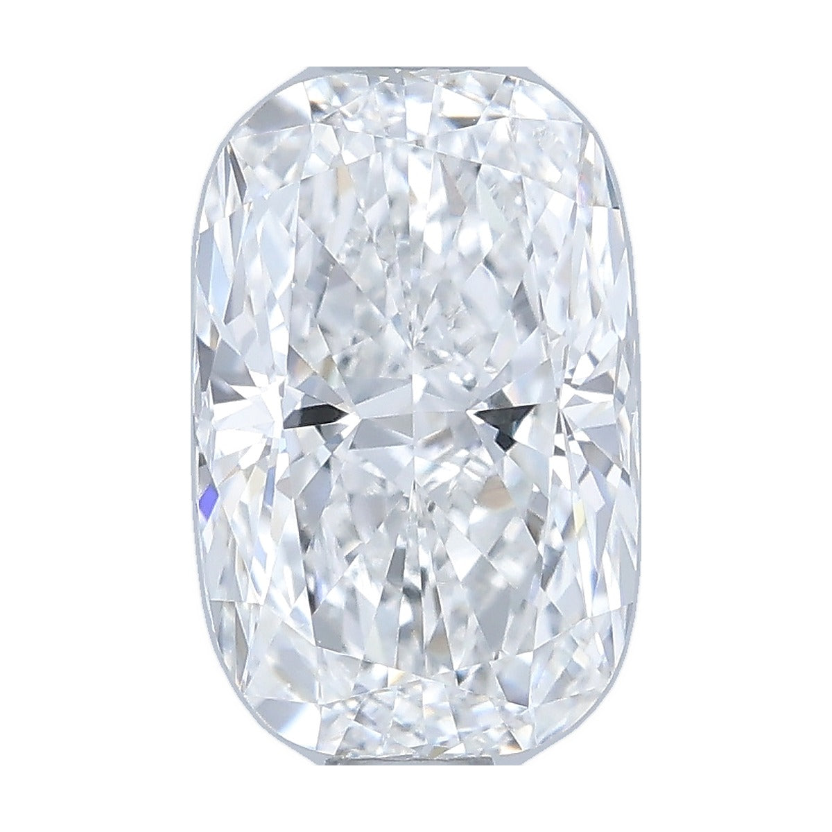 1.01 ct elongated cushion lab-grown diamond, D color, VS1 clarity, IGI certified, still from its 360° video