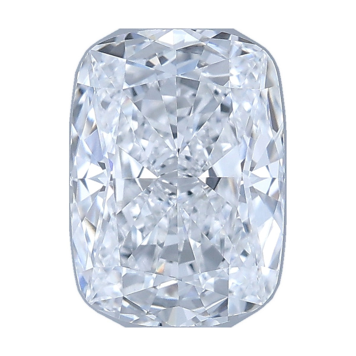 1.01 ct elongated cushion lab-grown diamond, D color, VVS2 clarity, IGI certified, still from its 360° video