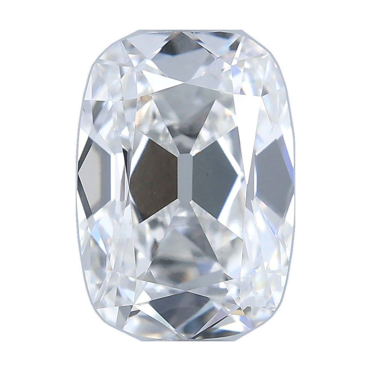1.01 ct elongated old mine cushion lab-grown diamond, F color, VS1 clarity, IGI certified, still from its 360° video