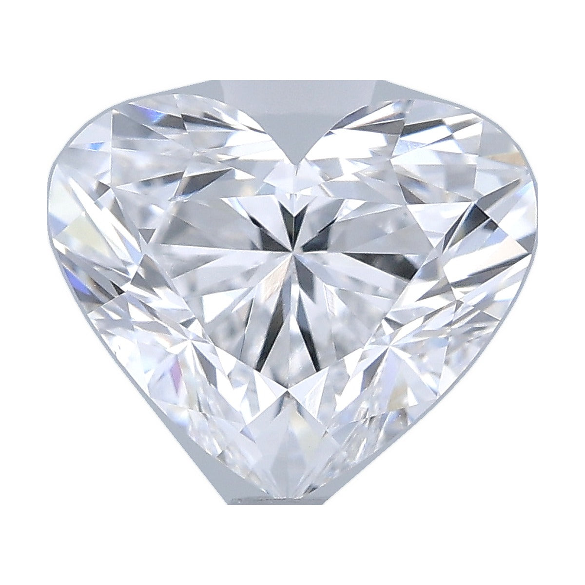 1.01 ct heart lab-grown diamond, D color, VVS2 clarity, IGI certified, still from its 360° video