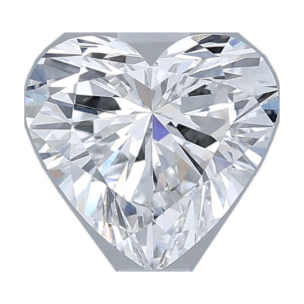 1.01 ct heart lab-grown diamond, E color, VS1 clarity, IGI certified, still from its 360° video
