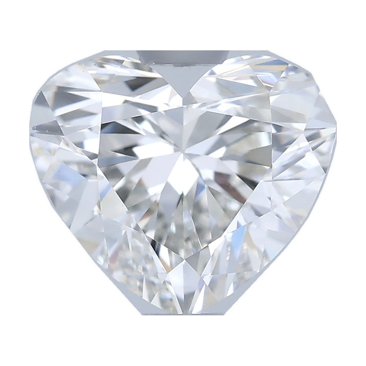 1.01 ct heart lab-grown diamond, G color, VS1 clarity, IGI certified, still from its 360° video