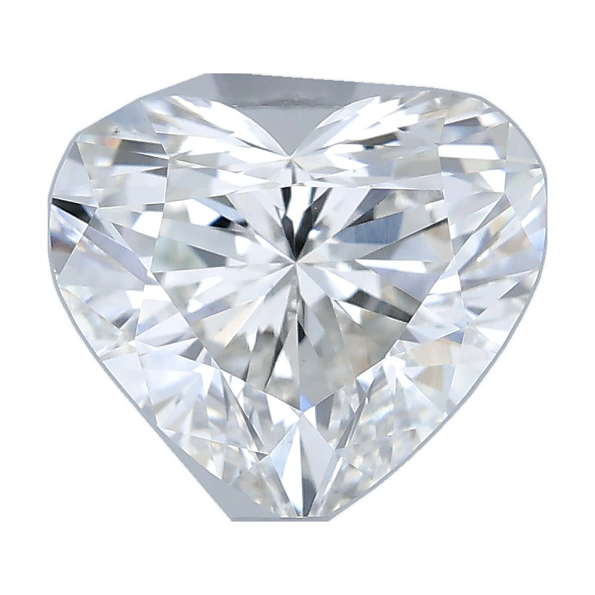 1.01 ct heart lab-grown diamond, G color, VS1 clarity, IGI certified, still from its 360° video