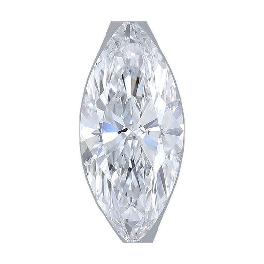 1.01 ct marquise lab-grown diamond, D color, VS1 clarity, IGI certified, still from its 360° video