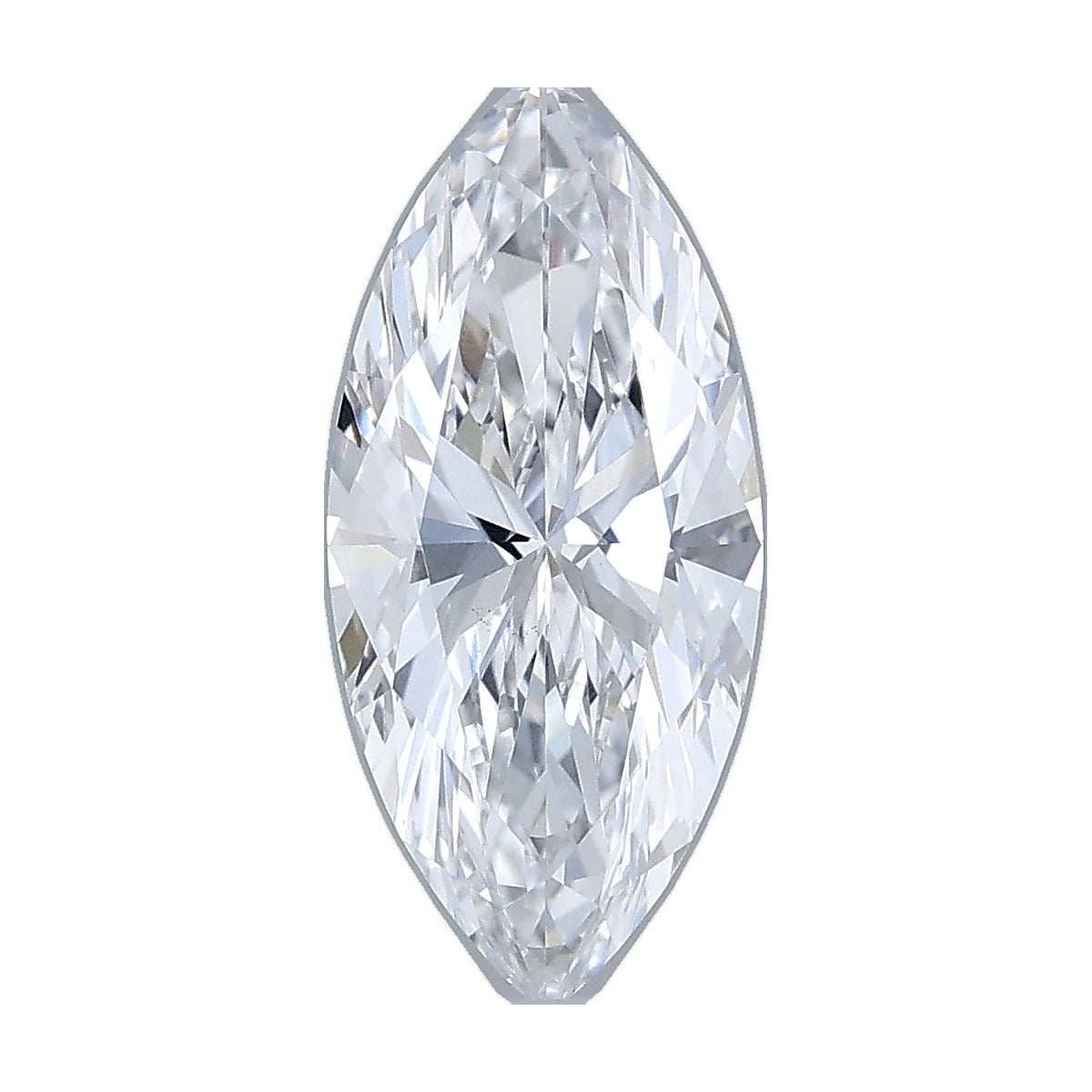 1.01 ct marquise lab-grown diamond, D color, VS1 clarity, IGI certified, still from its 360° video