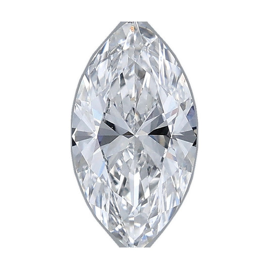 1.01 ct marquise lab-grown diamond, D color, VS1 clarity, IGI certified, still from its 360° video