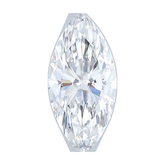 1.01 ct marquise lab-grown diamond, E color, VS1 clarity, IGI certified, still from its 360° video