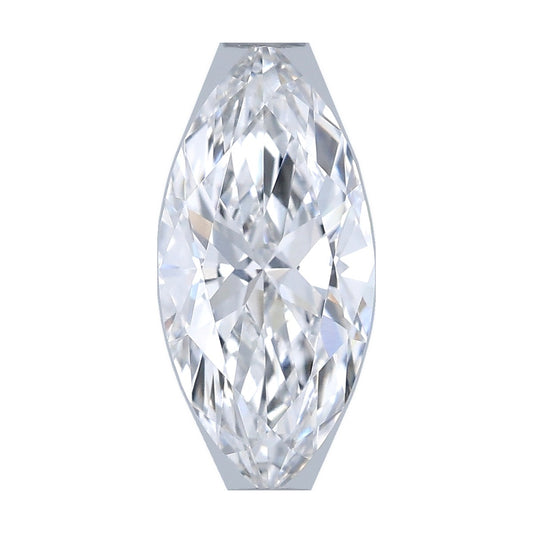1.01 ct marquise lab-grown diamond, E color, VVS2 clarity, GIA certified, still from its 360° video