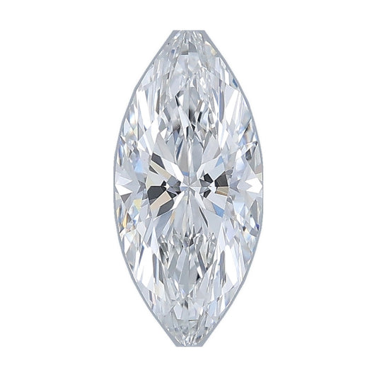 1.01 ct marquise lab-grown diamond, E color, VVS2 clarity, IGI certified, still from its 360° video