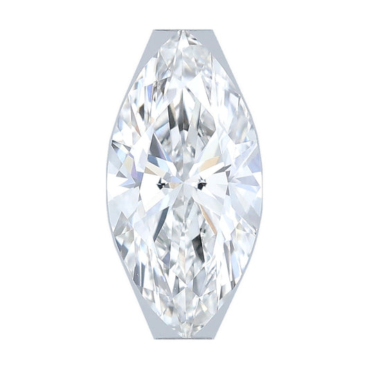 1.01 ct marquise lab-grown diamond, F color, VVS2 clarity, IGI certified, still from its 360° video