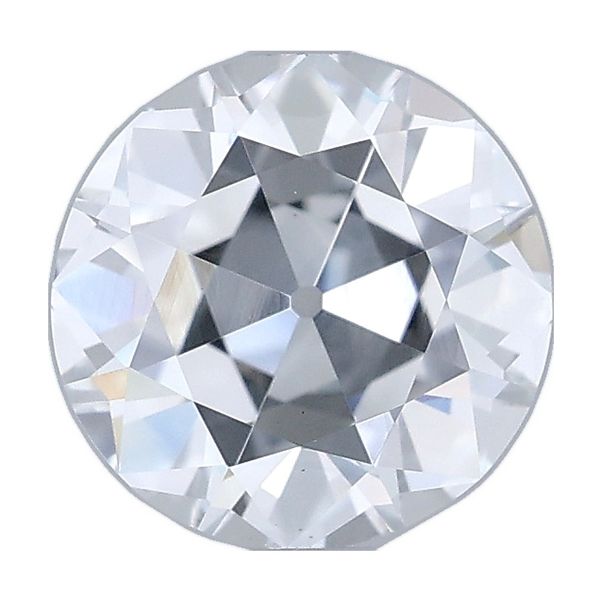 1.01 ct old european round lab-grown diamond, D color, VS1 clarity, IGI certified, still from its 360° video