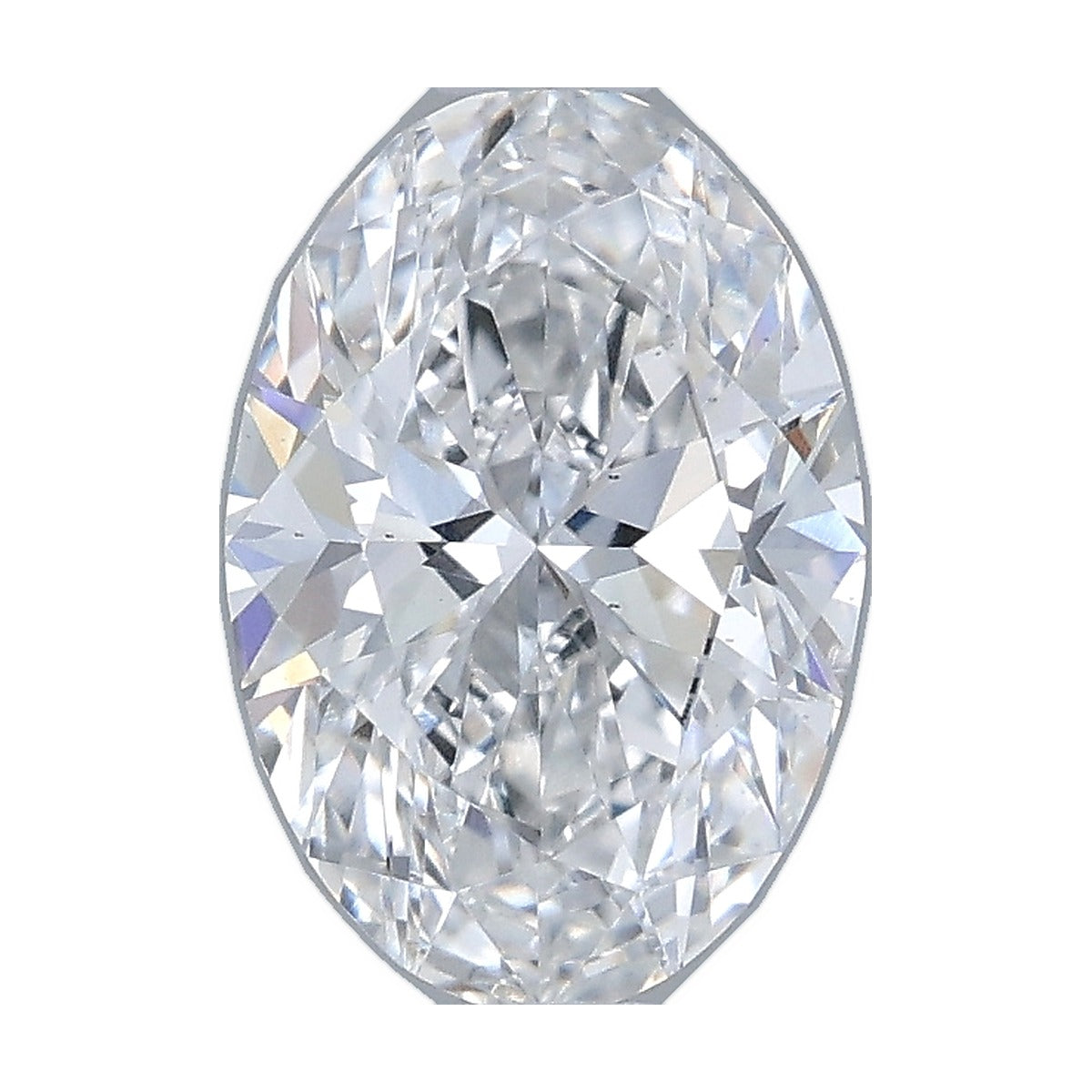 1.01 ct oval lab-grown diamond, D color, VS1 clarity, IGI certified, still from its 360° video