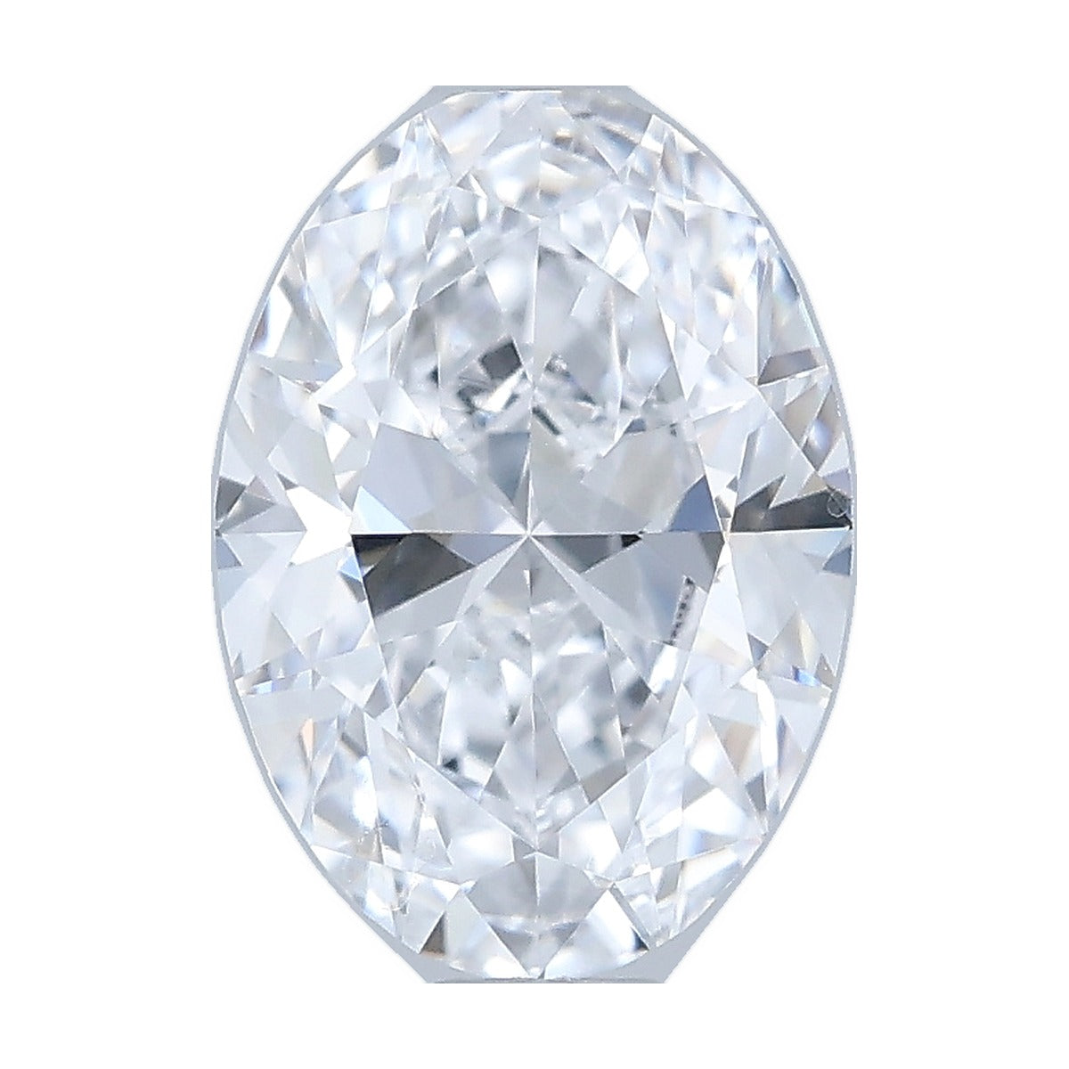 1.01 ct oval lab-grown diamond, D color, VVS2 clarity, IGI certified, still from its 360° video