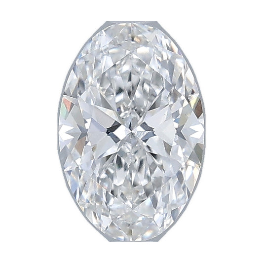 1.01 ct oval lab-grown diamond, E color, VS1 clarity, IGI certified, still from its 360° video