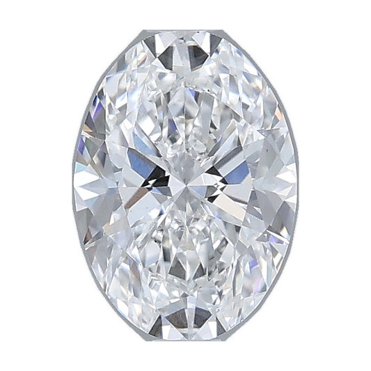 1.01 ct oval lab-grown diamond, E color, VS1 clarity, IGI certified, still from its 360° video