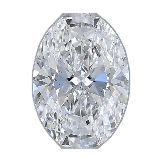 1.01 ct oval lab-grown diamond, E color, VS2 clarity, IGI certified, still from its 360° video