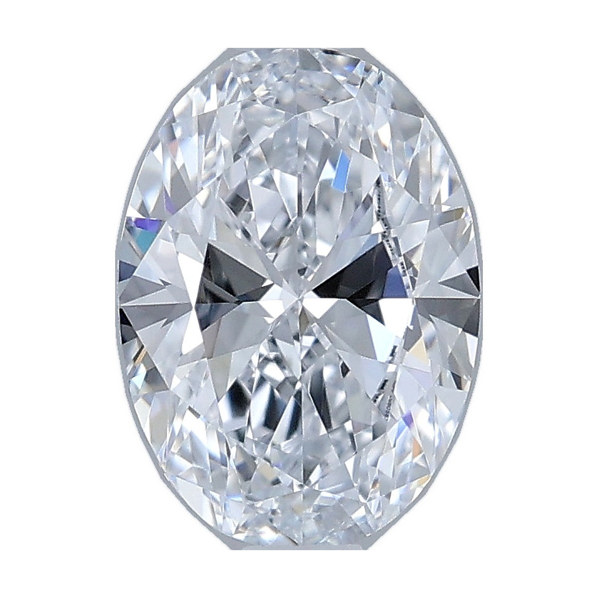 1.01 ct oval lab-grown diamond, E color, VVS2 clarity, IGI certified, still from its 360° video
