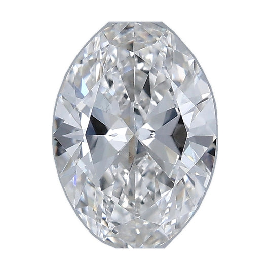 1.01 ct oval lab-grown diamond, F color, VS1 clarity, IGI certified, still from its 360° video