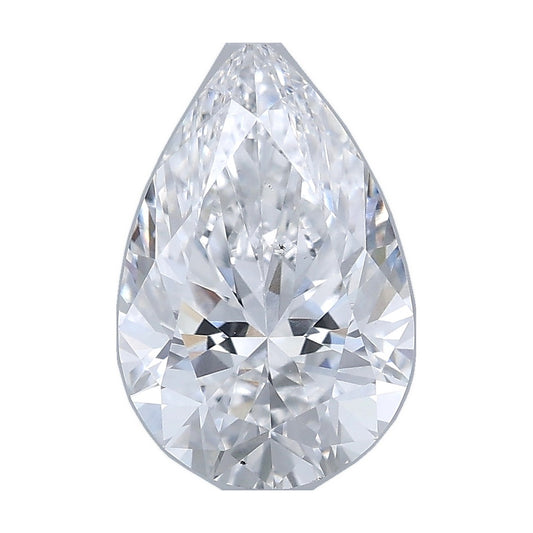 1.01 ct pear lab-grown diamond, D color, VS2 clarity, IGI certified, still from its 360° video