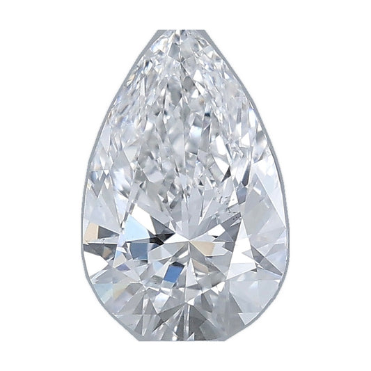 1.01 ct pear lab-grown diamond, D color, VS2 clarity, IGI certified, still from its 360° video
