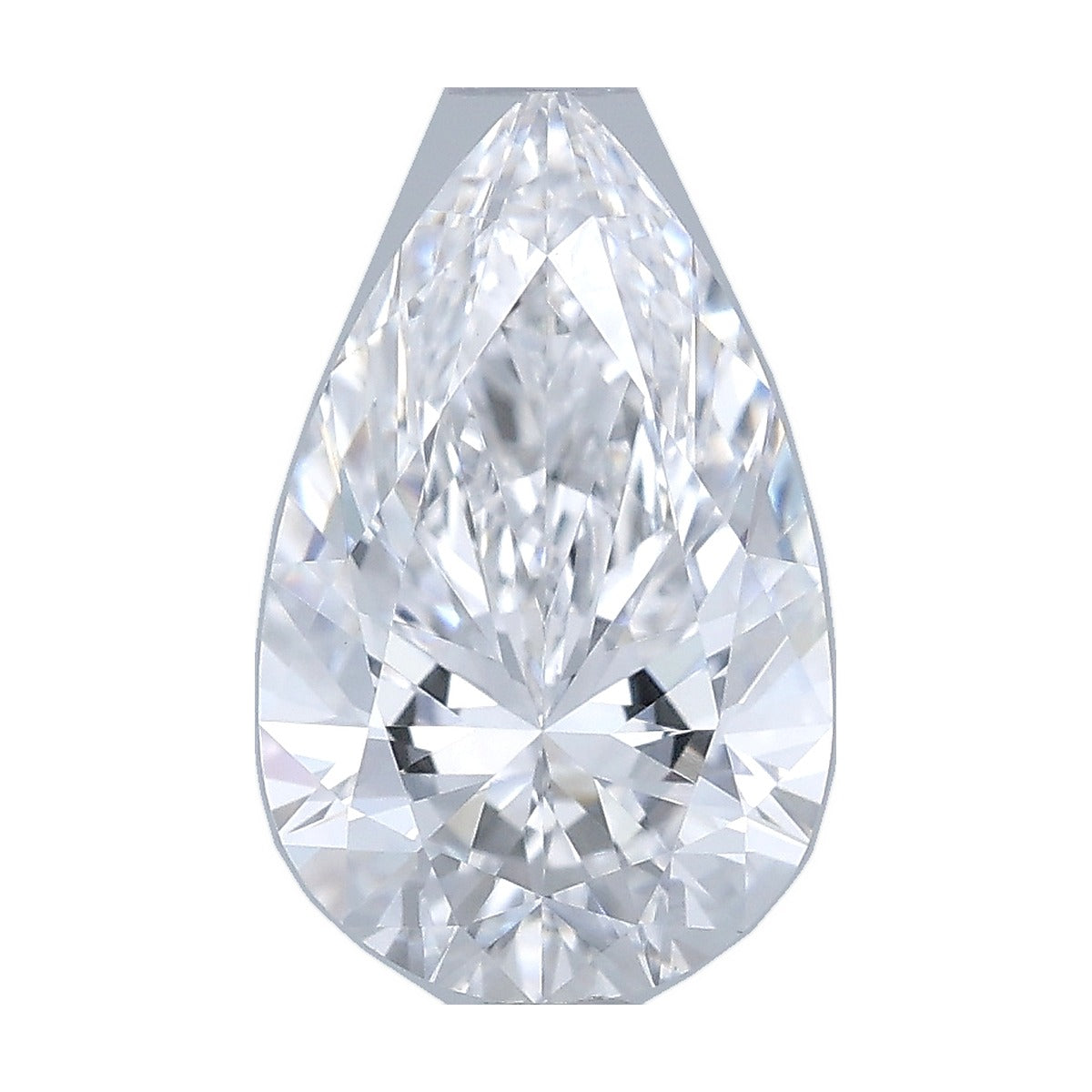 1.01 ct pear lab-grown diamond, D color, VVS1 clarity, GIA certified, still from its 360° video