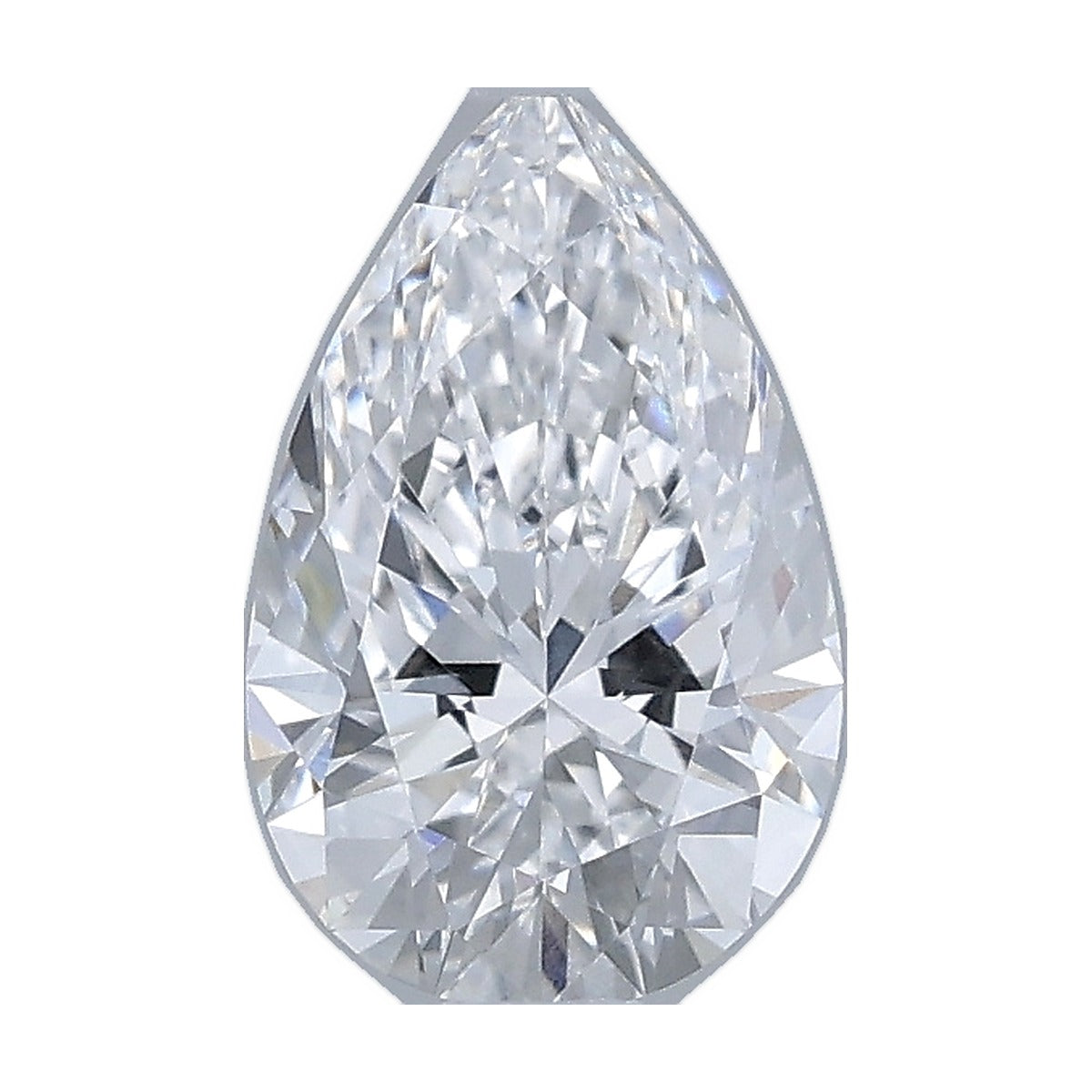 1.01 ct pear lab-grown diamond, D color, VVS1 clarity, IGI certified, still from its 360° video