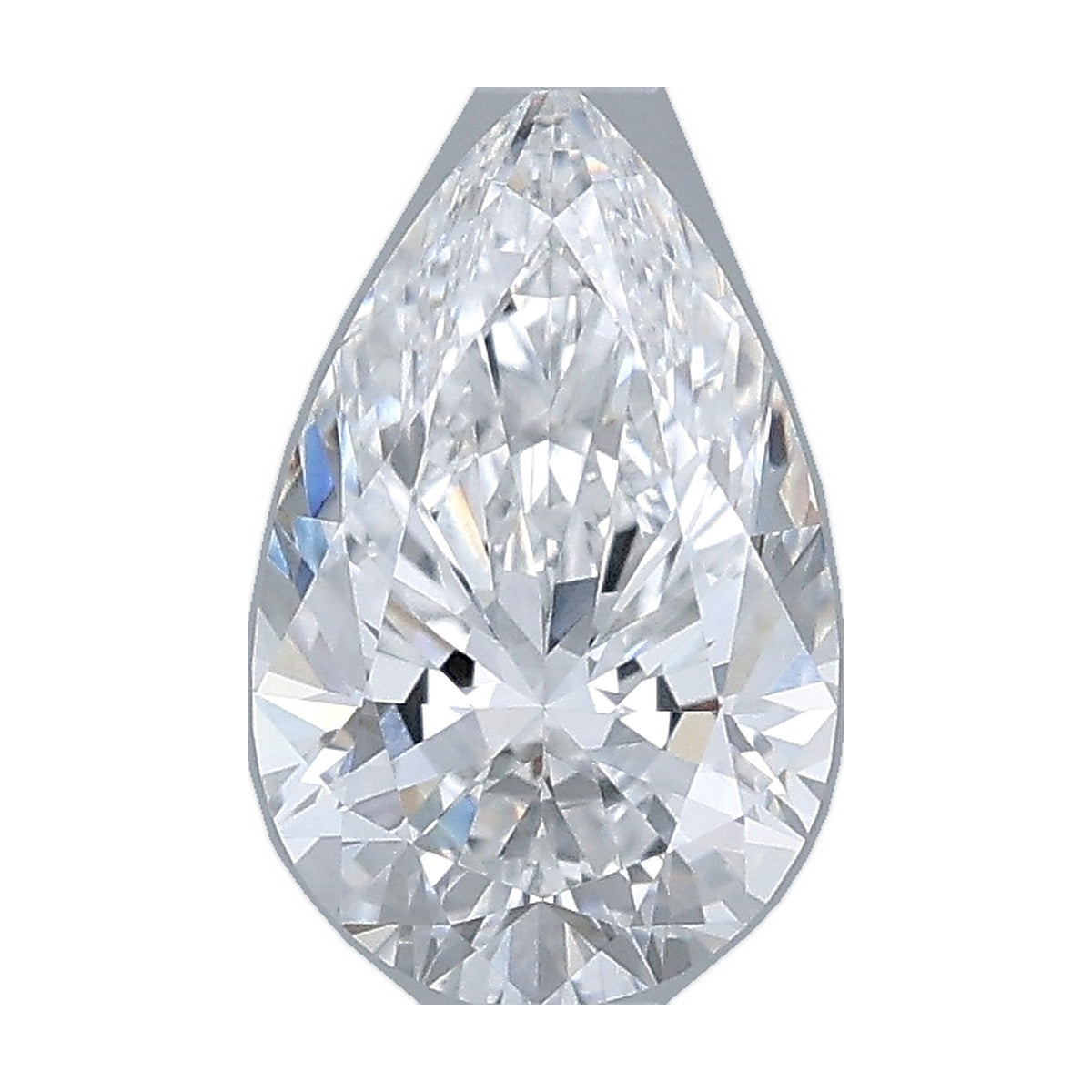 1.01 ct pear lab-grown diamond, E color, VVS1 clarity, IGI certified, still from its 360° video